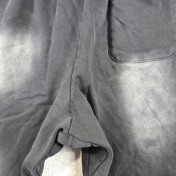 Hellstar Black Flame Graphic Sweatpants Joggers Mens Streetwear Black White - Picture 9 of 9